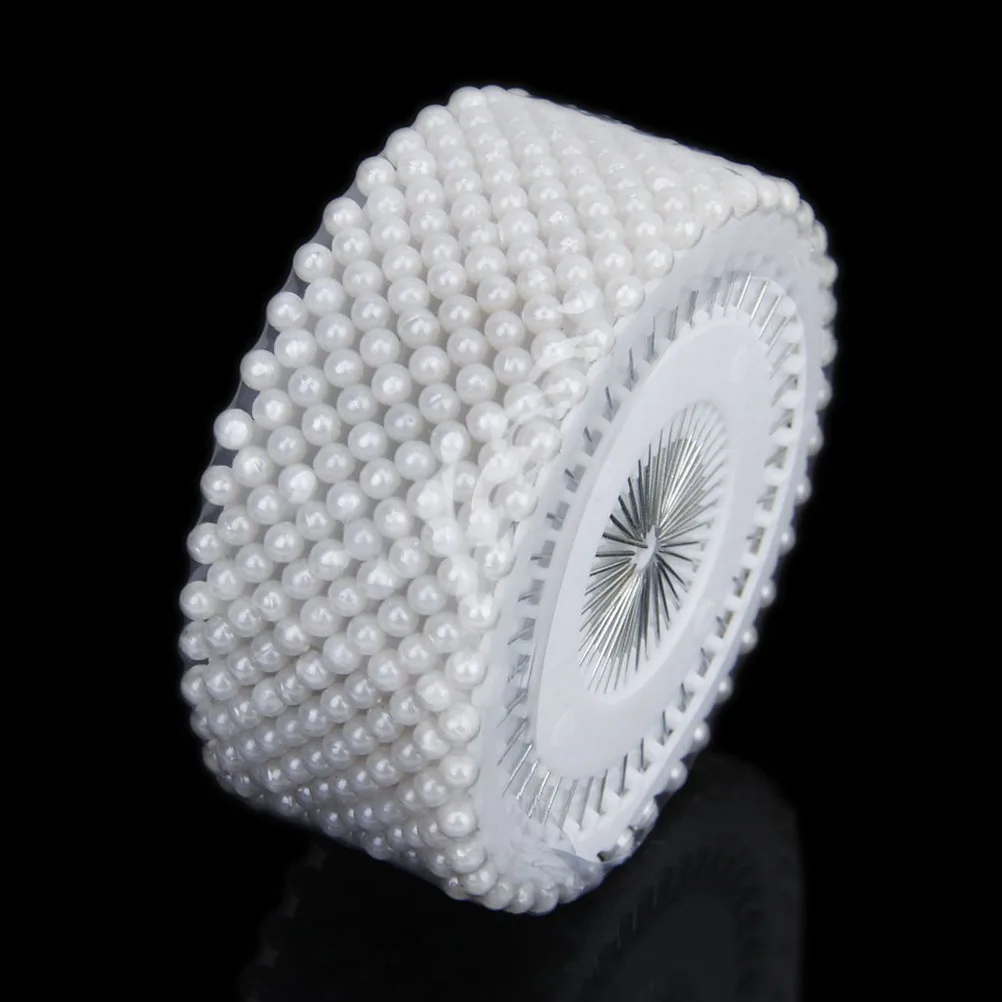 480 шт декоративные 3 мм искусственный жемчуг с прямой головкой штифты для шитья корсажа прямые поделки для пошива одежды(белый