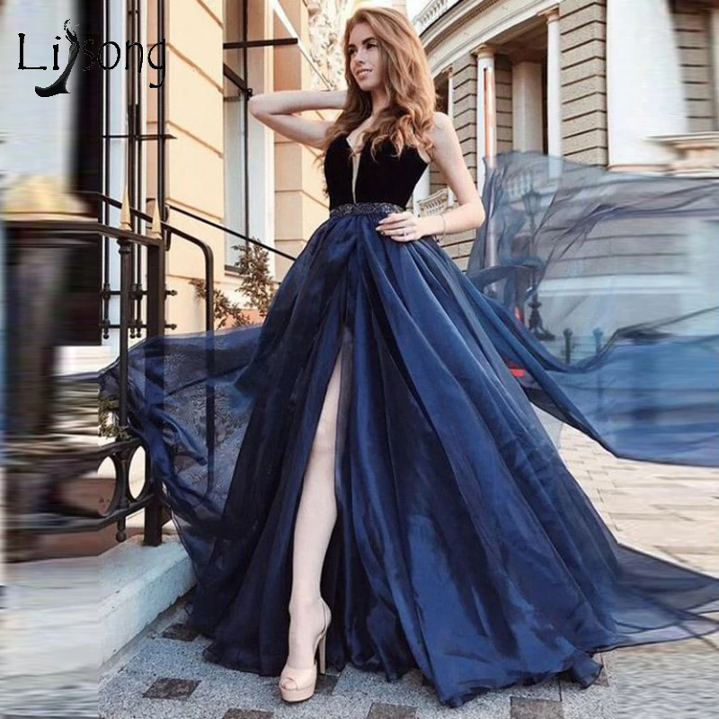 Sexy dark blue dress Clearance