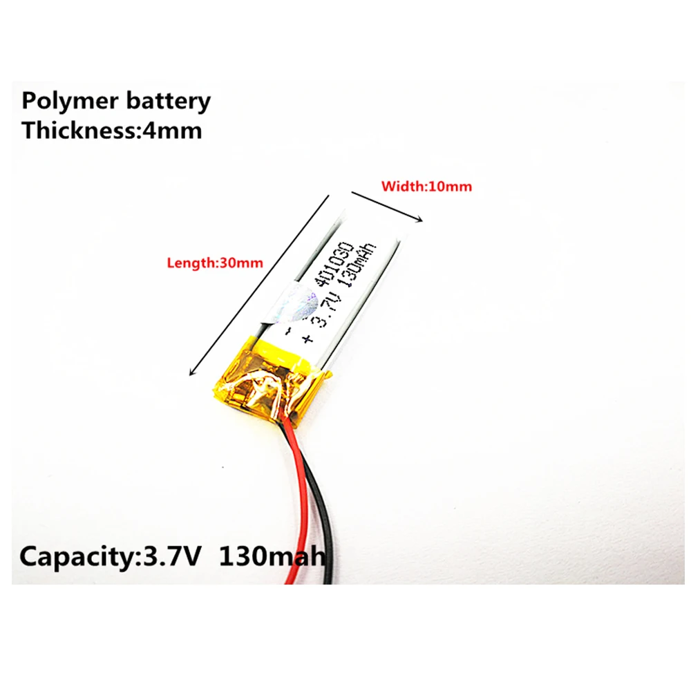 Новый 3 7 V 130mAH 401030 401230 PLIB Сменный аккумулятор для GPS mp3 mp4 mp5 dvd bluetooth модель