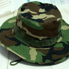 50 шт./лот Federal Express быстро Военная камуфляжная Панама камуфляжные шапки для рыбака солнце Панама для рыбалки Кемпинг охотничья шляпа