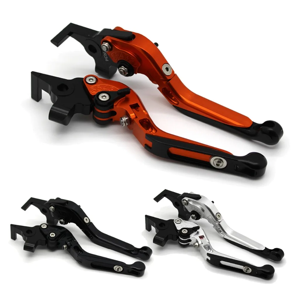 with logo Motorcycle Frame Ornamental Foldable Brake Handle Extendable Clutch Lever For SUZUKI HAYABUSA/GSXR1300 GSX650F | Автомобили и