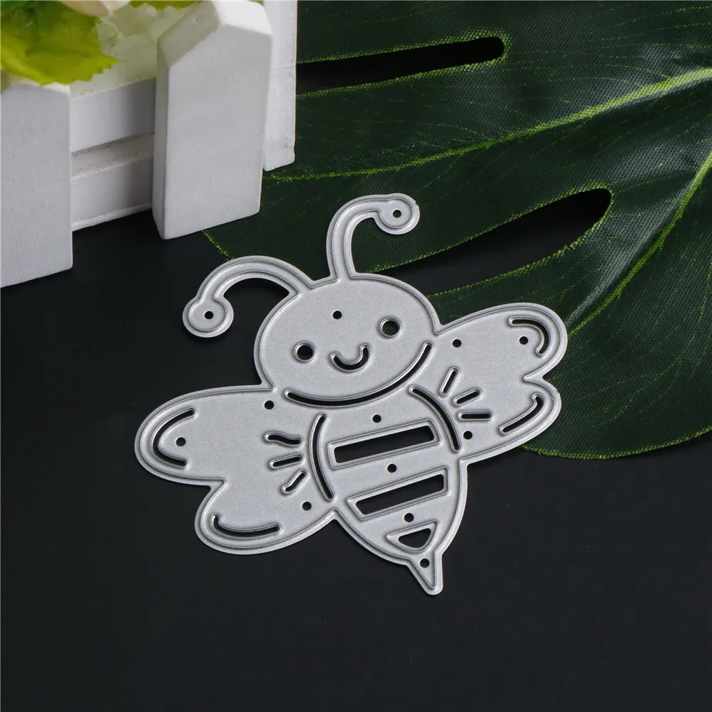

High quality Cute Bee Metal stenciles Stencils For Scrapbooking DIY Album Cards Making