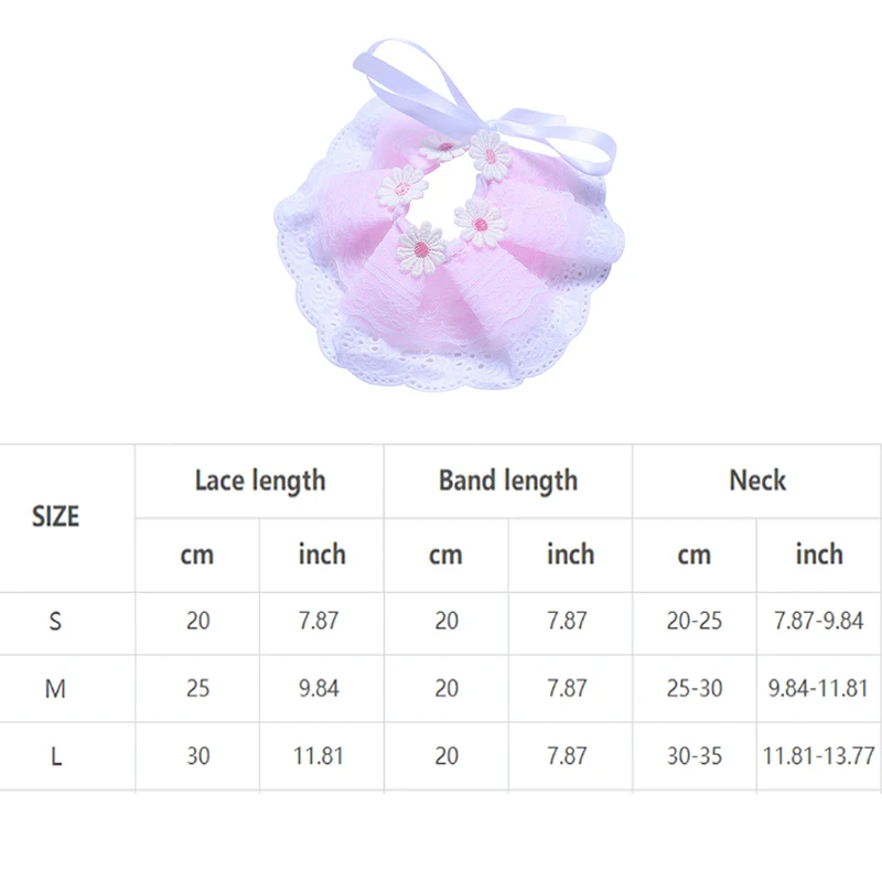 Ошейник для питомца кошки, шарф, ожерелье, регулируемый нагрудник для собаки с цветами, свадебные ошейники с колокольчиками, кружевные цветочные принадлежности для питомцев F2