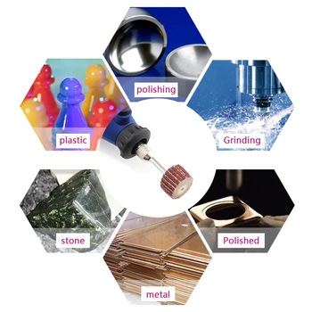 

10pcs+1 10-12mm Sanding Flap Disc Grinding Flap Wheels Brush Sand Dremel Accessories For Abrasive Grinder Rotary Dremel Tools