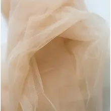 Мягкая Тюлевая кружевная ткань skintone, открытая сетчатая ткань, свадебное платье с вуалью, платье с цветочным узором для девочек, кружевное платье, кутюр, ширина 150 см