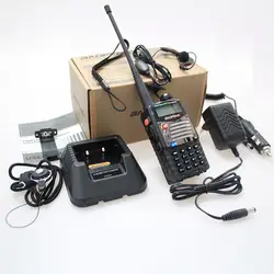 BaoFeng UV-5RA плюс двухканальные рации/Велосипедный спорт сумка/динамик Mic/телевизионные антенны/Программирование кабель/наушник/Чехол д