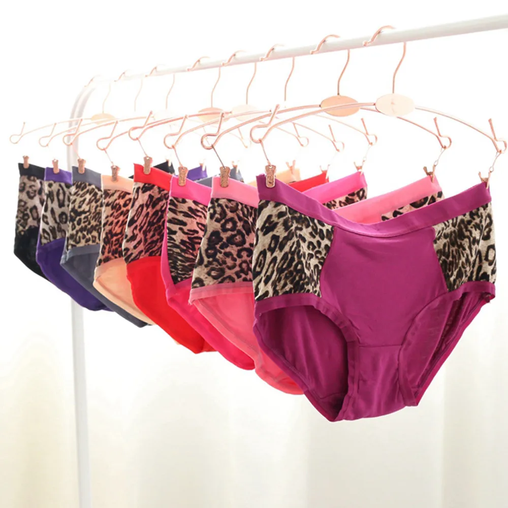 Sexy Women Leopard Print Underwear Fashion Seamless Briefs Low Rise