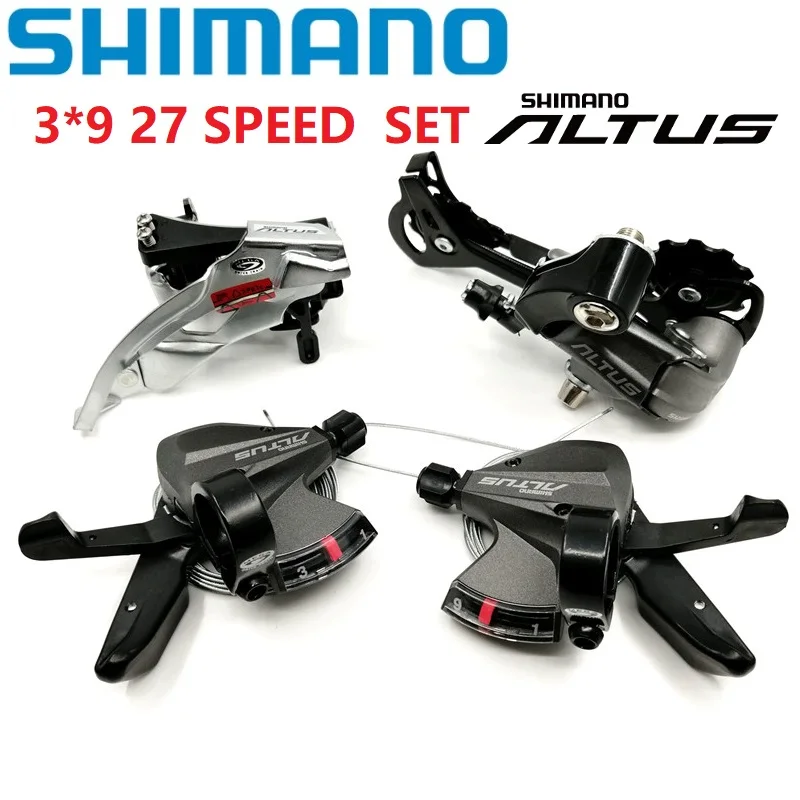SHIMANO AL Тус RD FD SL M370 3*9 27 Скорость переключатель установлен спереди и сзади внешний