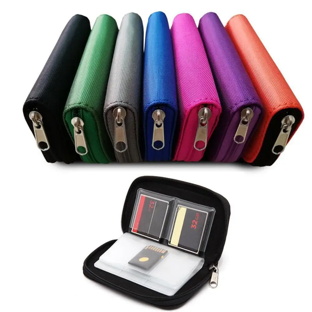 

Memory Card Storage Carrying Case Holder Wallet 18slots + 4 slots For CF/SD/SDHC/MS/DS 3DS Game accessory