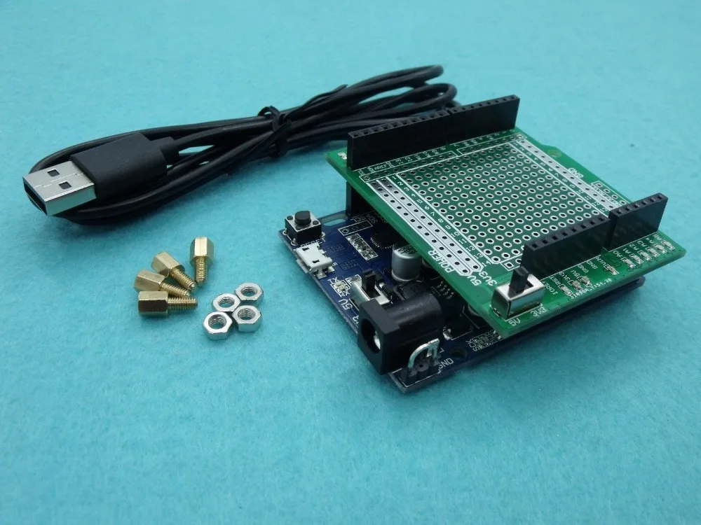 

UM-UNO design LED IO status indicator Prototype shield with Ardu UNO R3 kits