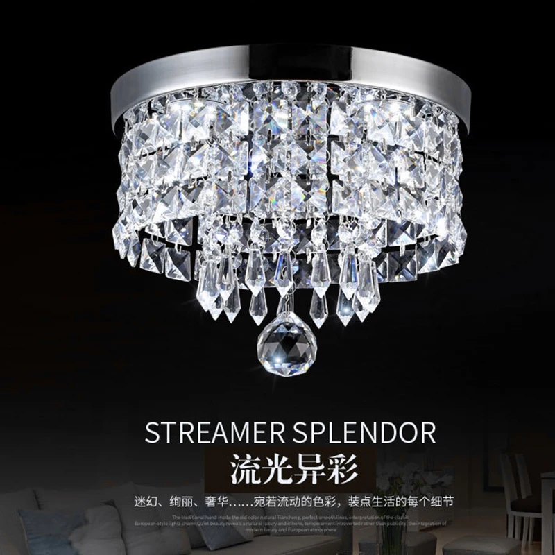 

Soft LED Ceiling Light Surface Mount Home Room Office Lamp Kitchen Fixture Round Shape Home Decoration Lamp down