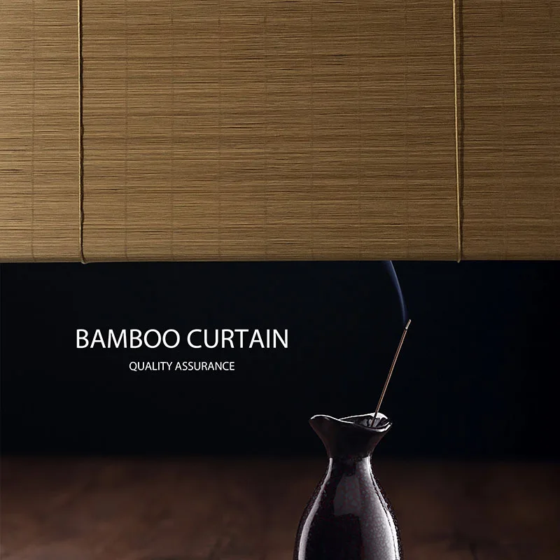 Mr bamboo чехол рулонные шторы узор Кастомизация высокое качество дома тени