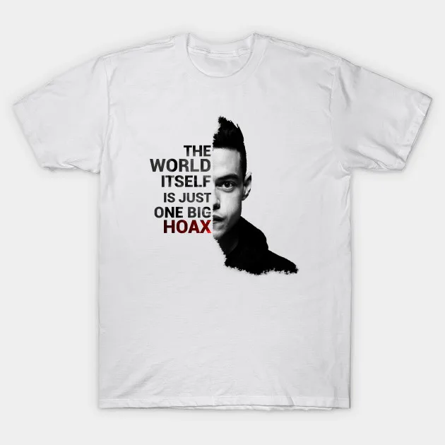 

Fashion T Shirt Men'S Short Sleeve Short Sleeve O-Neck Mr. Robot - Elliot'S Quote T Shirts