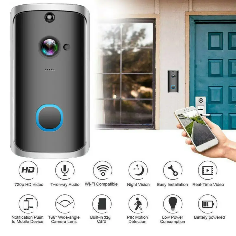 

Wireless/Wifi Smart IP Villa Video Door Phone Intercom Doorbell Entry System
