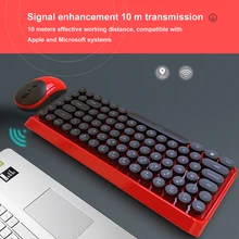 Игровая клавиатура набор 84 ключей набор с клавиатурой и мышью ПК для MacBook классический 2,4 ГГц беспроводной