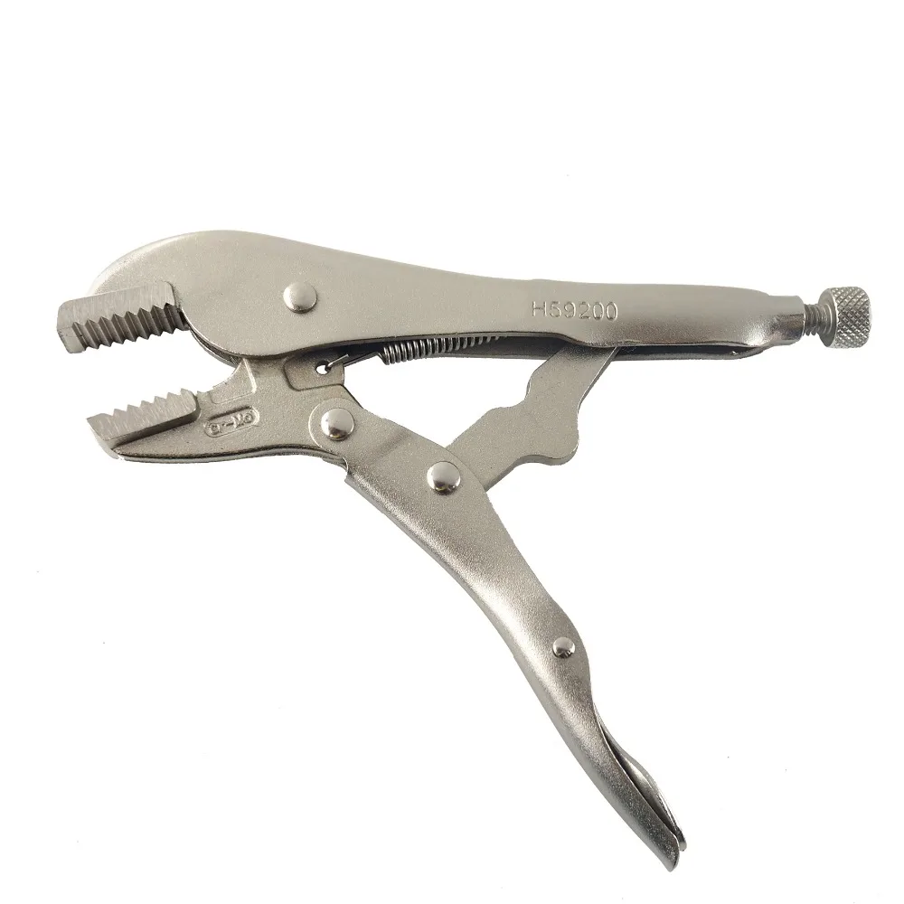 7''/10'' Locking Pliers Set Curved Jaw Locking Pliers Long Nose Locking