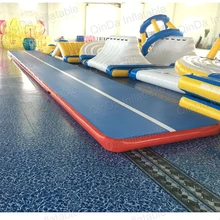 Buy 10*1*0.2 Meters Sealed DWF New Inflatable Tumble Track , Adult Gym Mat used air track for sale Free Shipping