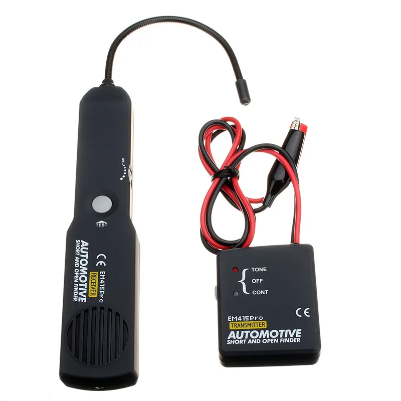 Лучший автомобильный короткий и открытый искатель EM415PRO автомобильный детектор короткого замыкания инструмент для ремонта автомобиля детектор отслеживает кабели или провода