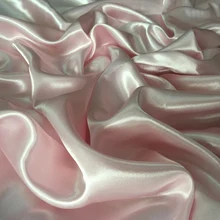 Полиэстер атласное плетение пододеяльник ткань бледно-розовый цвет моющиеся