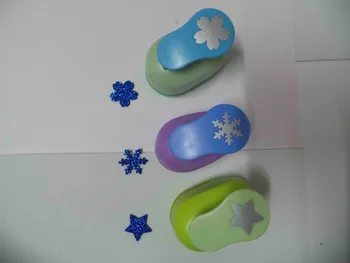 

3pcs(2.5cm) sakura,snowflower,star shape craft punch Punch Craft Scrapbooking school Paper Puncher eva hole punch free shipping