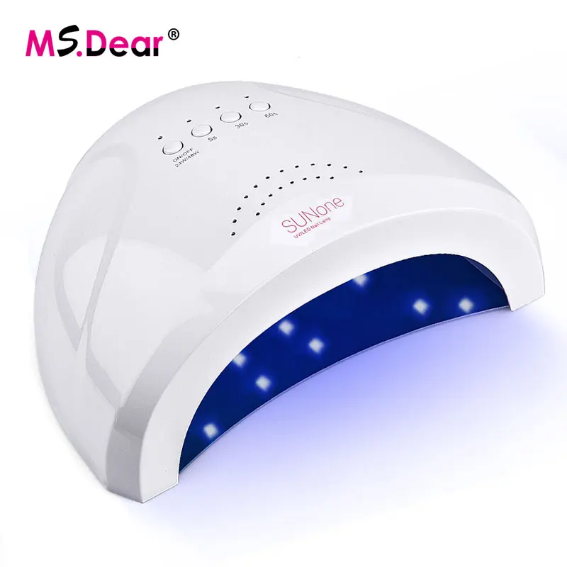 24/48W UV Lamp Nail Polish Dryer 30 LEDs Light 5S 30S 60S Drying Fingernail&Toenail Gel Curing Nail Art Dryer Manicure Machine