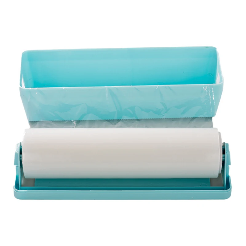 Wall mounted Food Plastic Cling Wrap Dispenser Preservative Film Cutter