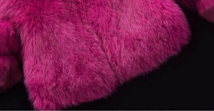 LET-SETTING hot sale winter coat fur imitation fox fur short section of loose long-sleeved jacket Large size women womens parka coat