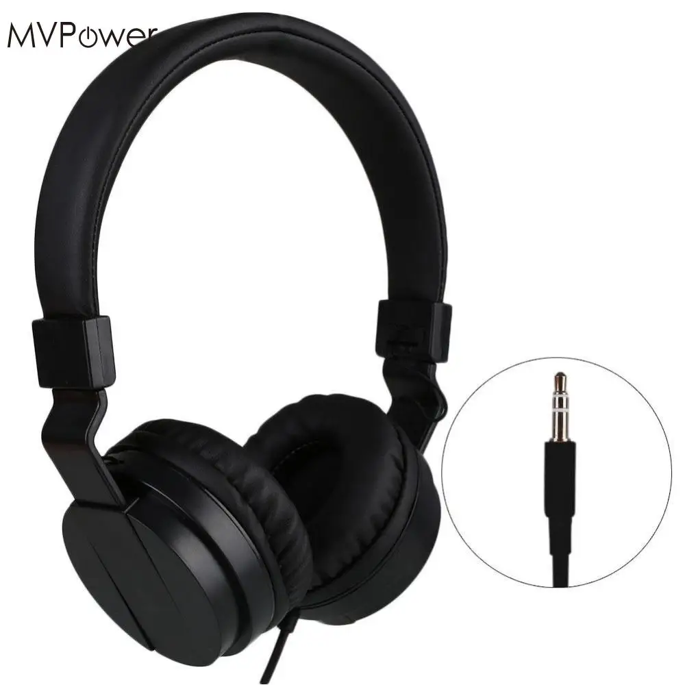 MVpower 3.5mm Wired Stereo Over Ear Headband Hifi Headphone Audio