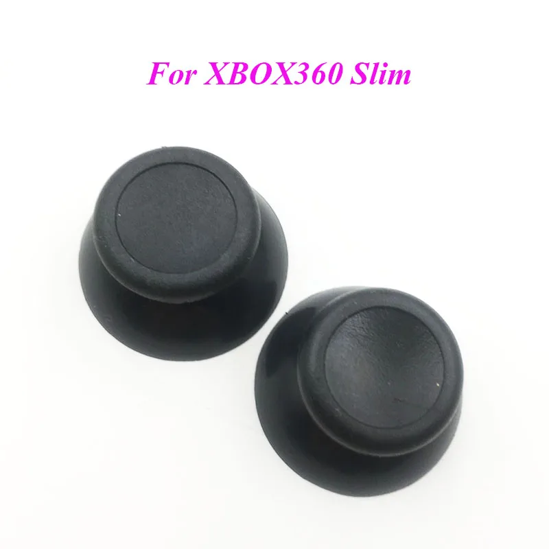 50PCS Black For Xbox 360 Slim Controller Analog Thumbsticks Thumb Grip
