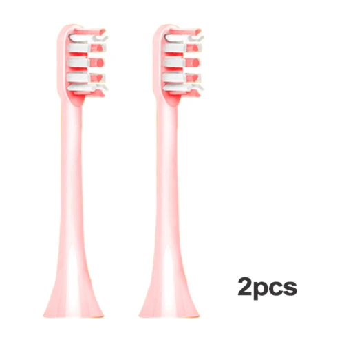 2pcsPink Для Xiaomi SOOCAS/SOOCARE X3 Сменная головка зубной щетки/для SOOCAS Xiaomi Mijia SOOCARE X3 электрическая насадка для зубной щетки - Цвет: 2pcsPink