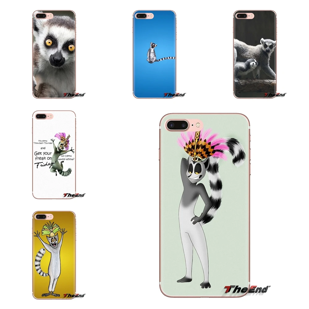 cute lemur Soft Transparent Cases Covers For Xiaomi Redmi 4A S2 Note 3 3S 4 4X 5 Plus 6 7 6A Pro Pocophone F1 |