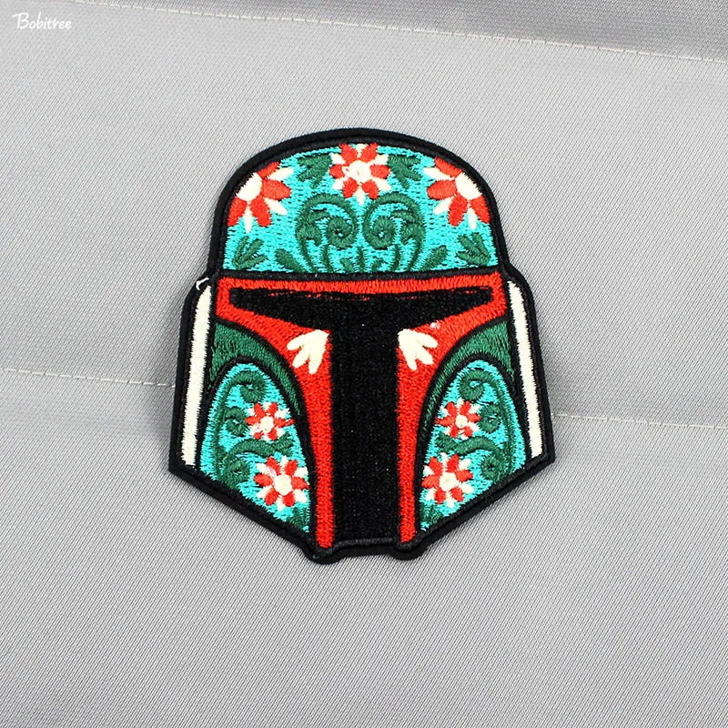 

Star Wars Series Helmet Robot Embroidered Patches for Clothes Ironing Applique for Jacket Jeans Backpack Badges