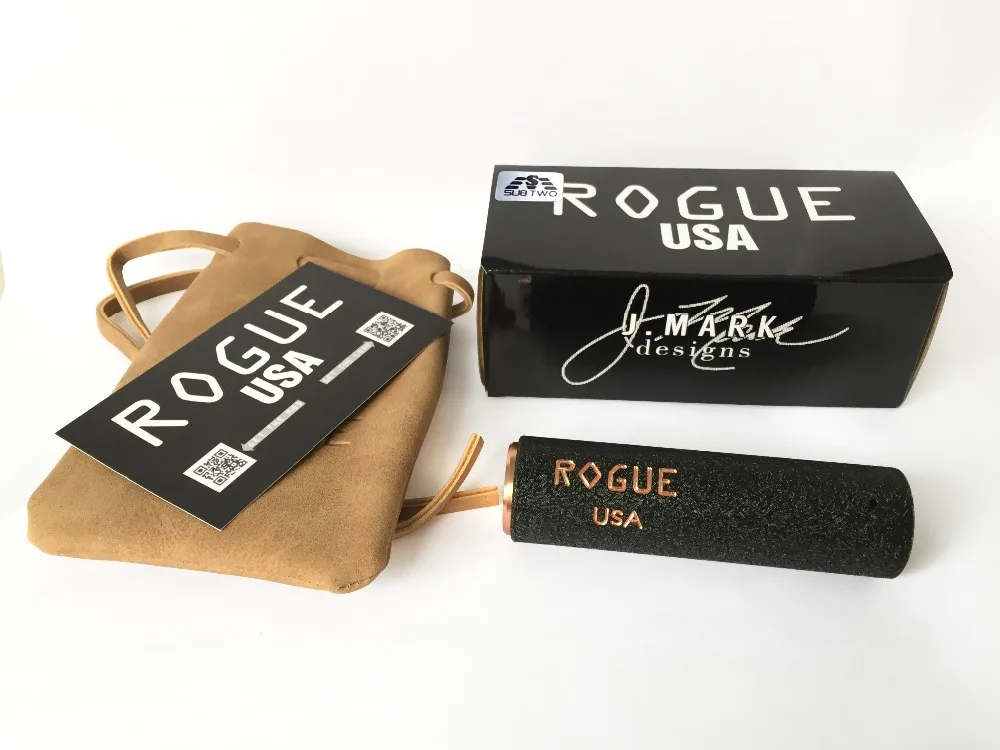 Mechanical high quality Mod ROGUE crack mod 510 thread fit 18650 Battery and RDA vaporizer e-cigarette vape pen gift box mod