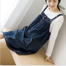 2016 New Arrival Denim Maternity Dresses maternity clothing breast feeding clothes for pregnant women BB08
