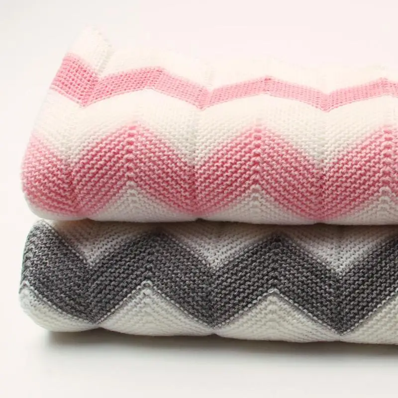 Новорожденных трикотажные Одеяло s Младенческая кондиционер малыша коляска постельные принадлежности Стёганое одеяло пеленать