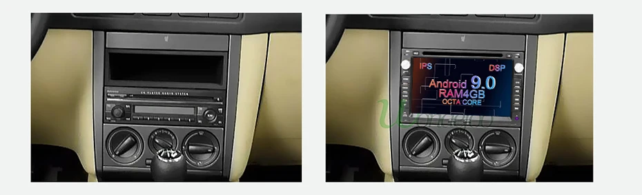 Top DSP IPS 64G Android 9.0 Car GPS For VW PASSAT B5 B4 JETTA BORA GOLF 4 SHARAN POLO MK5 MK4 MK3 T5 TRANSPORTER for Peugeot 307 dvd 9