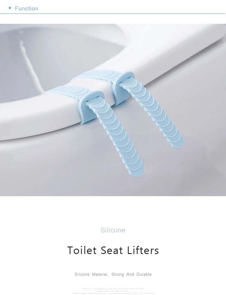 XZJJA Портативный силиконовые сидеть реализации крышка подъемное устройство не касаясь унитаза подъемники ручка туалетные аксессуары для ванной