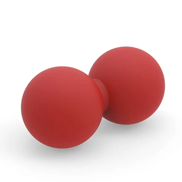 Арахисовый мяч мобильность Массажный мяч Миофасциальный& спускового точки пены мяч - Цвет: Красный