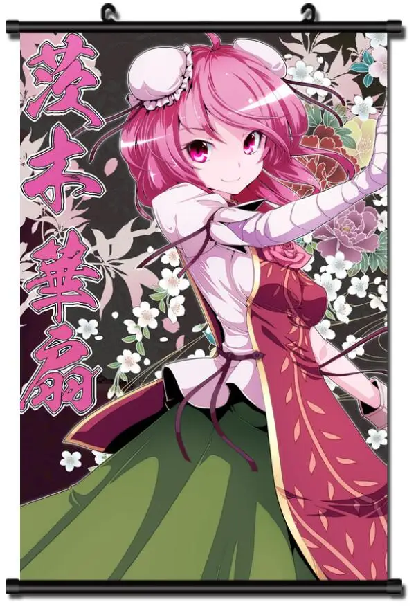 

Japanese Anime TouHou Project Wild and Horned Hermit Ibaraki Kasen Home Decor Wall Scroll Poster Decorative Pictures