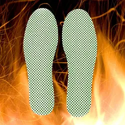 Самонагревающиеся Стельки теплые рефлексотерапия Стельки зима подошвы для обуви Стельки с подогревом самонагревающееся Стельки
