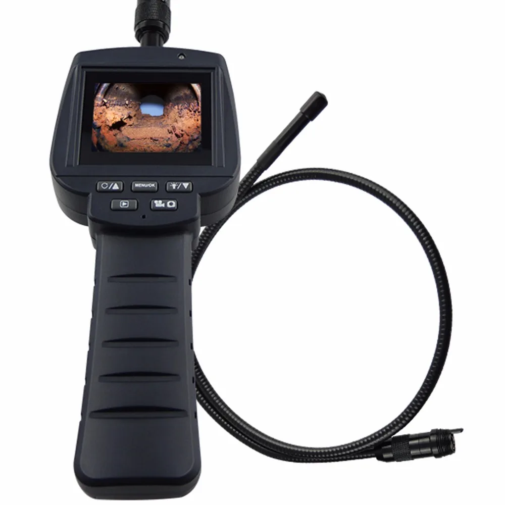 Video Inspection Recordable Borescope 9mm 4LED Camera Car Engine Scope 1M Cable Industrial