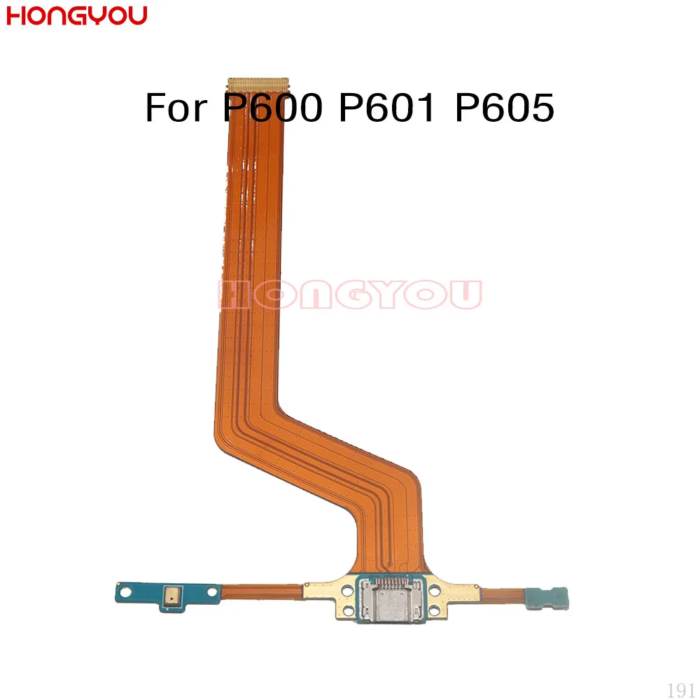Usb-разъем для зарядки док-станции Разъем для зарядки порт разъем гибкий кабель для samsung Galaxy Note 10,1 SM-P605 P605 P600 P601 T520 T525