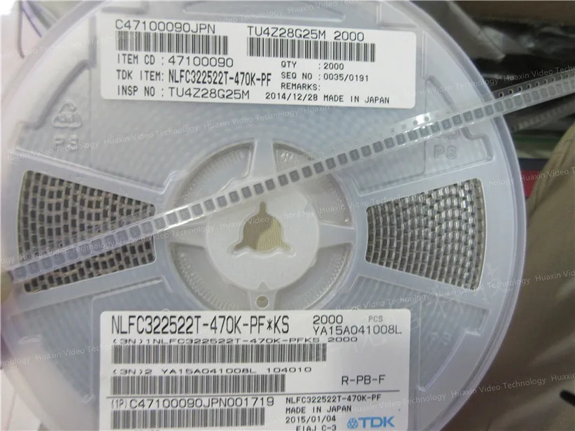 NLFC322522T-470K-PF зафиксированные индукторы 47 UH 10% чип