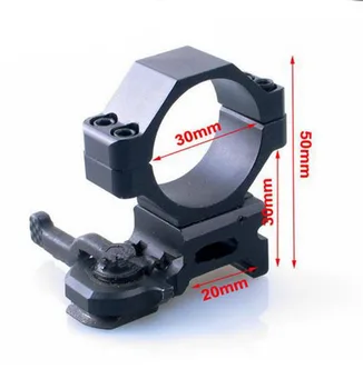 

30mm Ring Scope QD Quick Release Mount Lever Lock Tactical High Profile 20mm Rail Weaver Picatinny Mounts Hunting Accessories