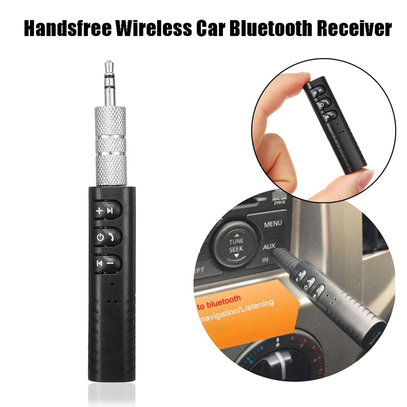 Bluetooth приемник AUX 3 5 мм разъем Handsfree Автомобильный музыкальный аудио беспроводной