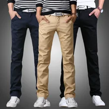 Мужские Летние Осенние повседневные брюки, модные мужские брендовые хлопковые повседневные брюки, размер 28-38, 9 цветов, мужская одежда