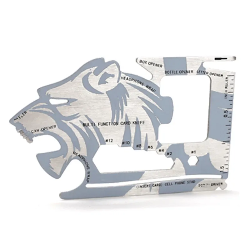 

New EDC Pocket Knife Card Tool Stainless Steel Multi-function Card Camping Sporting Outdoor Bottle Opener Screwdriver Survival