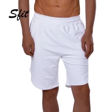 Sfit мужские повседневные летние шорты на шнурке спортивные мужские однотонные шорты больших размеров