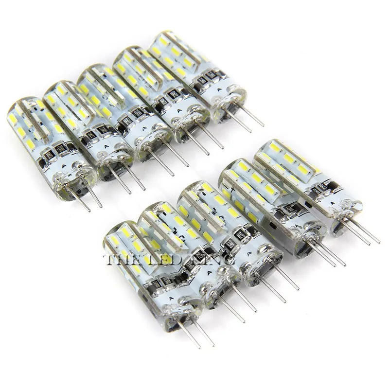 10 шт./лот 3W G4 Светодиодный светильник AC 220V SMD 3014 белый/теплый белый светильник угол 360 градусов