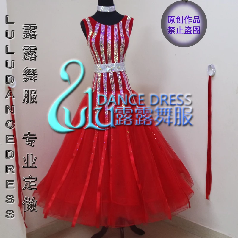 

RedBALLROOM DANCE COMPETITION DRESS,TANGGO DANCE DRESS,SALSA DANCE DRESS,SEXY DRESS